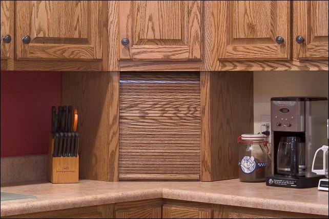 Cabinet Accessories Wood Hollow Cabinets, Kitchen Cabinet Corner Bread Box